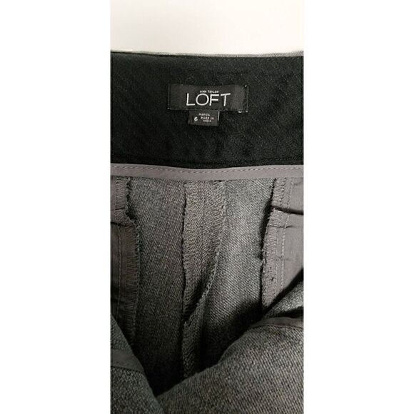 Ann Taylor Loft Women's Skinny Cuff Hem Dress Pants Size 6 Color Gray - Picture 8 of 11